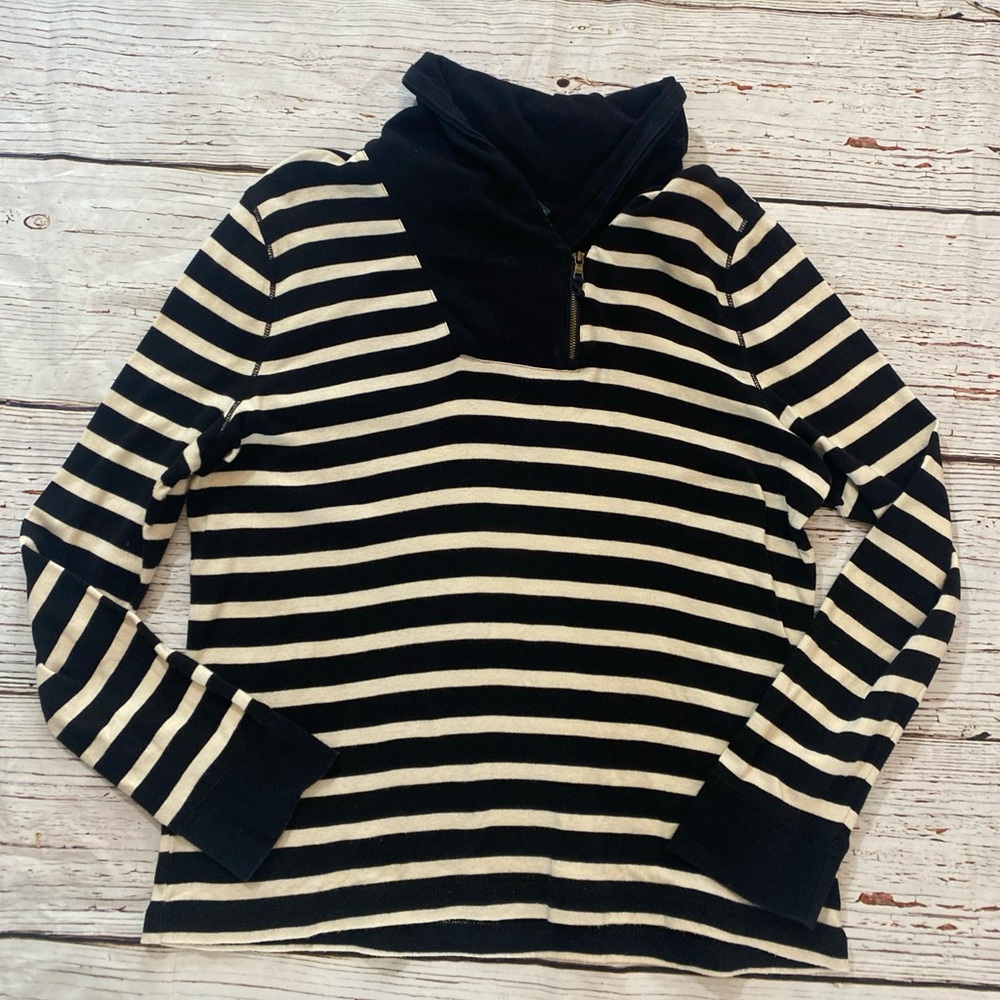LRL Lauren Jeans Co. Ralph Lauren Women’s Striped Top Longsleeve Size XL